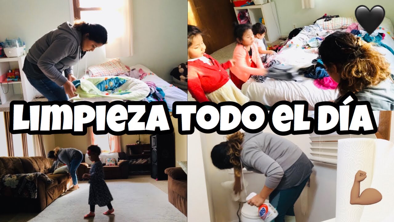 TODO EL DIA LIMPIA CONMIGO! Rutina de limpieza | toda la casa rapido!