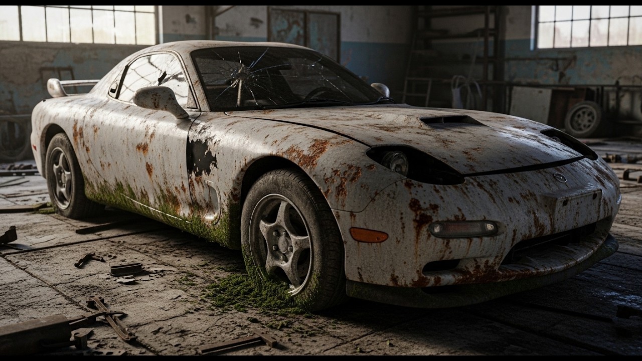 ASMR Car Restoration! Full Restoration 1993 Mazda RX-7 from Abandoned State to Looking New