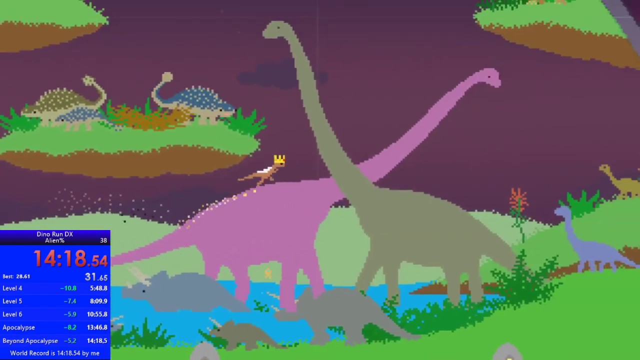 Dino Run DX Speedrun: Alien% 14:18.67
