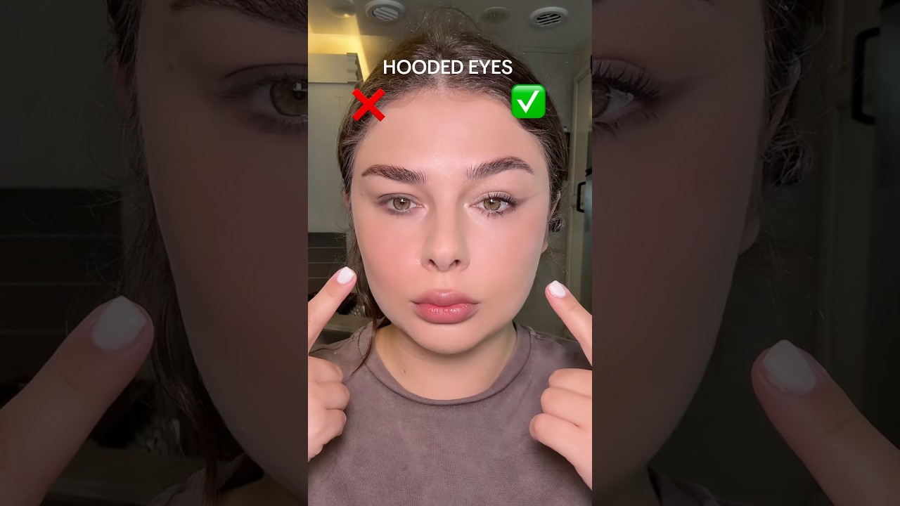 Hooded eyes makeup ✅❌ #trending #makeuptutorial #beautyhacks