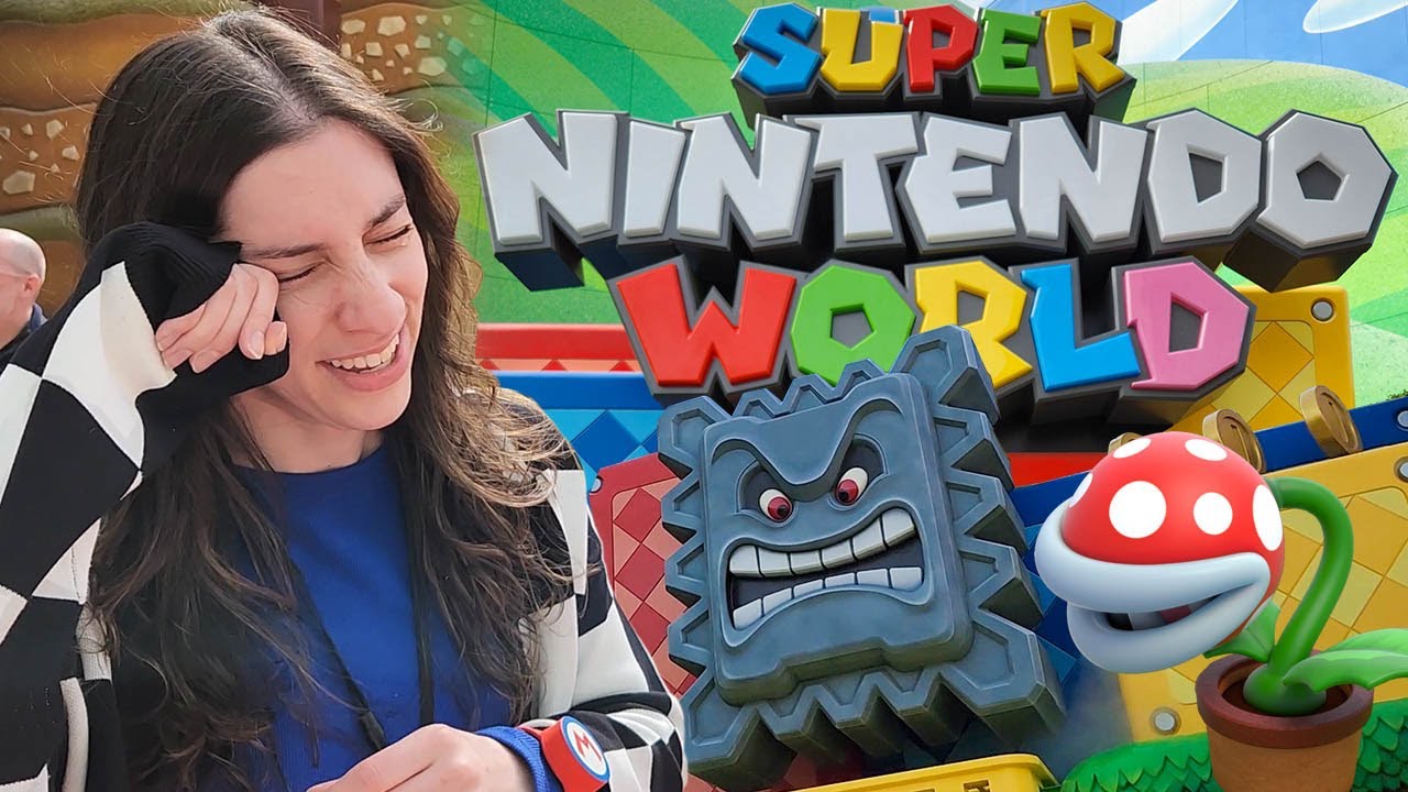 Я ПЛАКАЛА. Первый визит в Super Nintendo World в Universal Studios Hollywood!