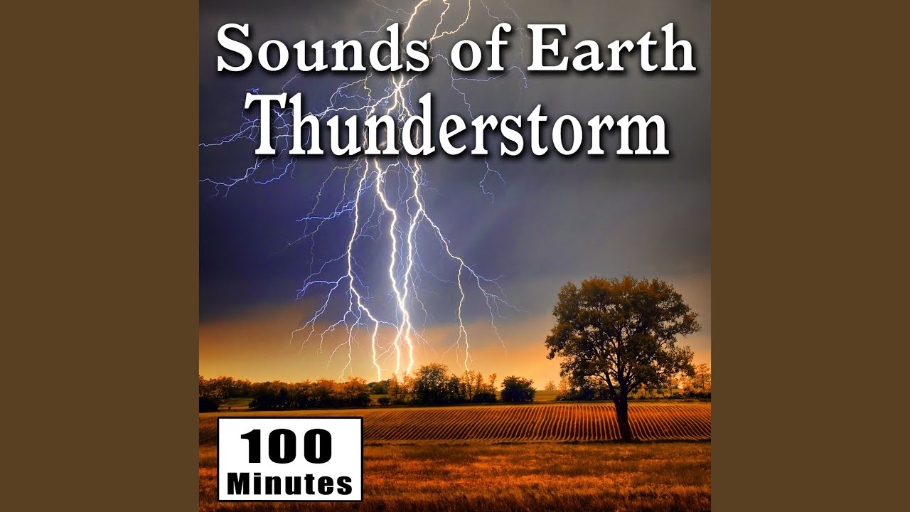 Thunderstorm with Light Rain and Cracking Thunder (Storm Ambience Sound Effects)