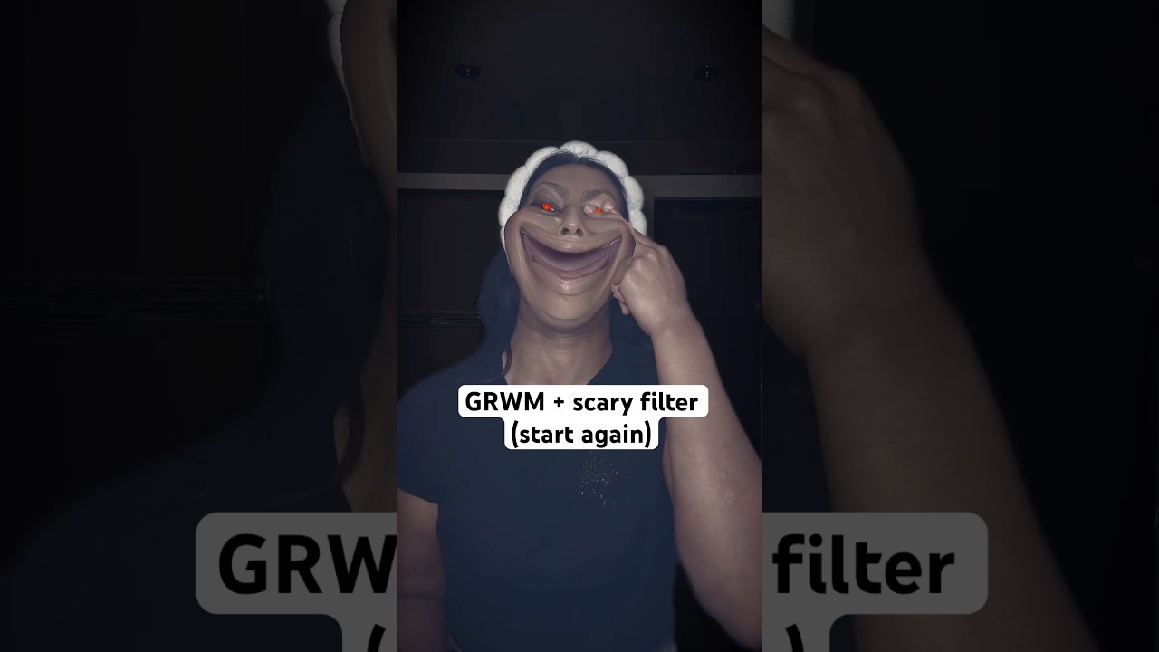 GRWM but if I activate this scary filter then I got to start all over AGAIN😭😭 #eczema #funnygrwm