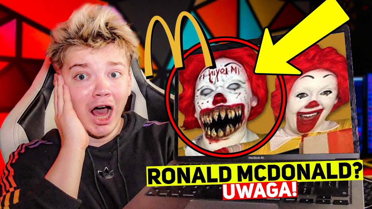 NIGDY NIE OGLĄDAJ FILMU RONALD MCDONALD O 3 W NOCY!! *PRZYSZEDŁ DO MOJEGO DOMU*