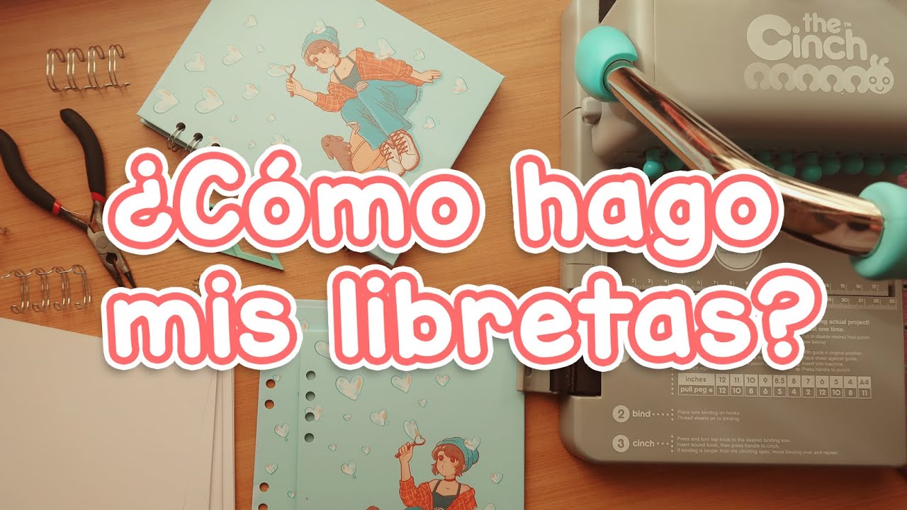 ¿Cómo hago mis libretas? 📔 | Encuadernación 😊