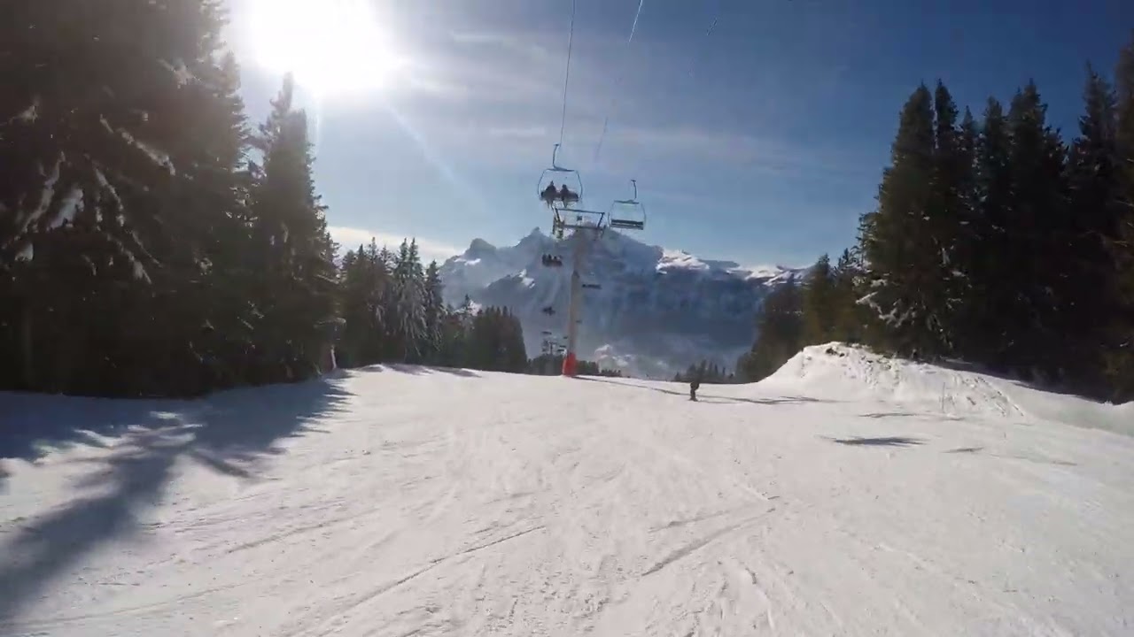 Les Carroz: Telecabine top to bottom via Timalets