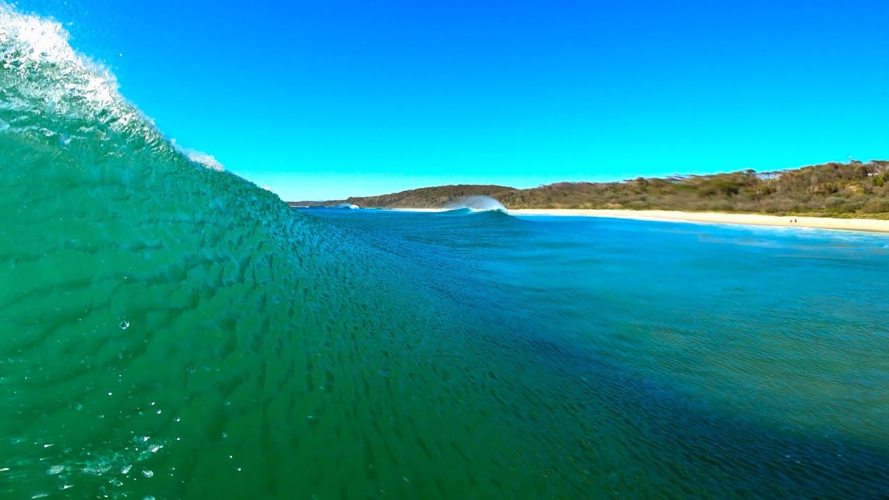 Raw POV OFFSHORE TUBES Over Shallow Sandbank