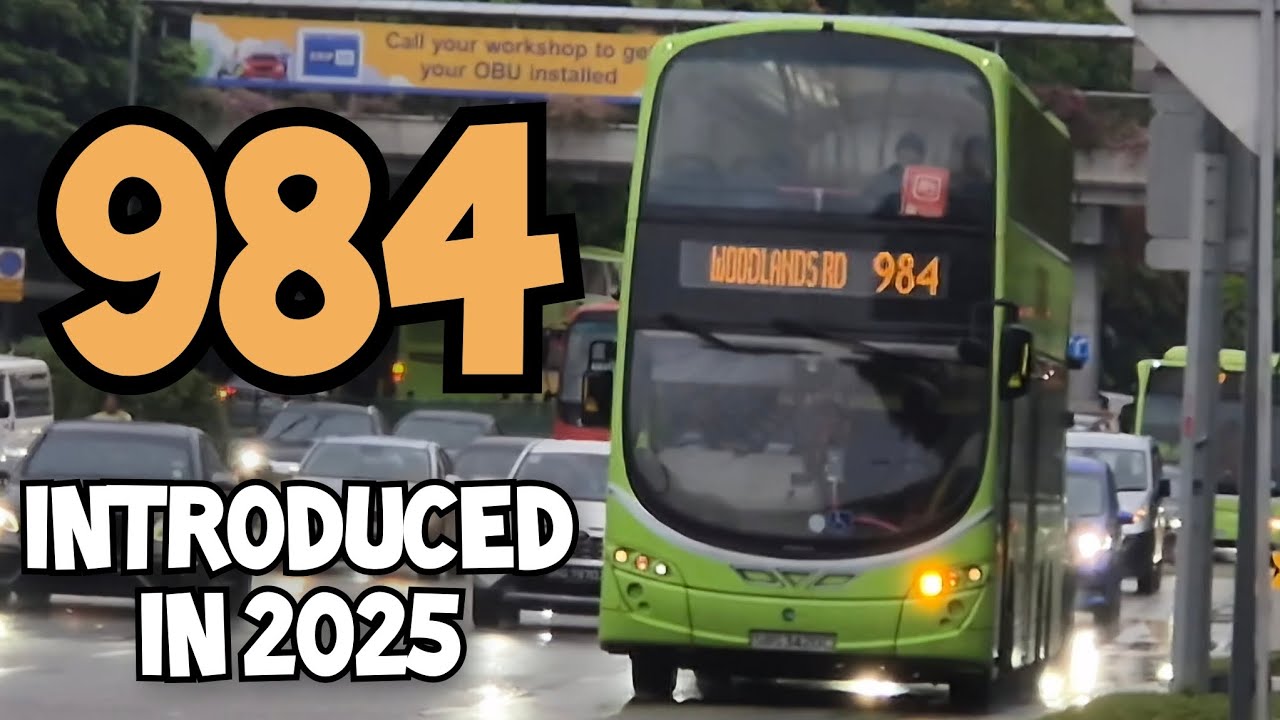 (TTS) Rainy Run on SBS3420C on Service 984 - Volvo B9TL Wright Eclipse Gemini ll