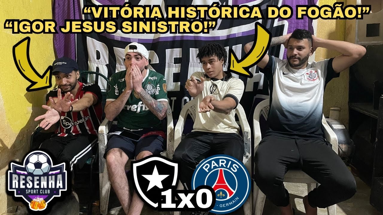 BOTAFOGO 1x0 PSG (REACT) GOLS & MELHORES MOMENTOS! COPA DO MUNDO DE CLUBES 2025