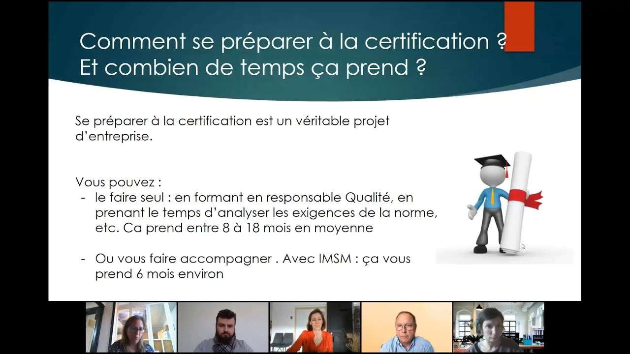 Pourquoi demander la certification ISO ?