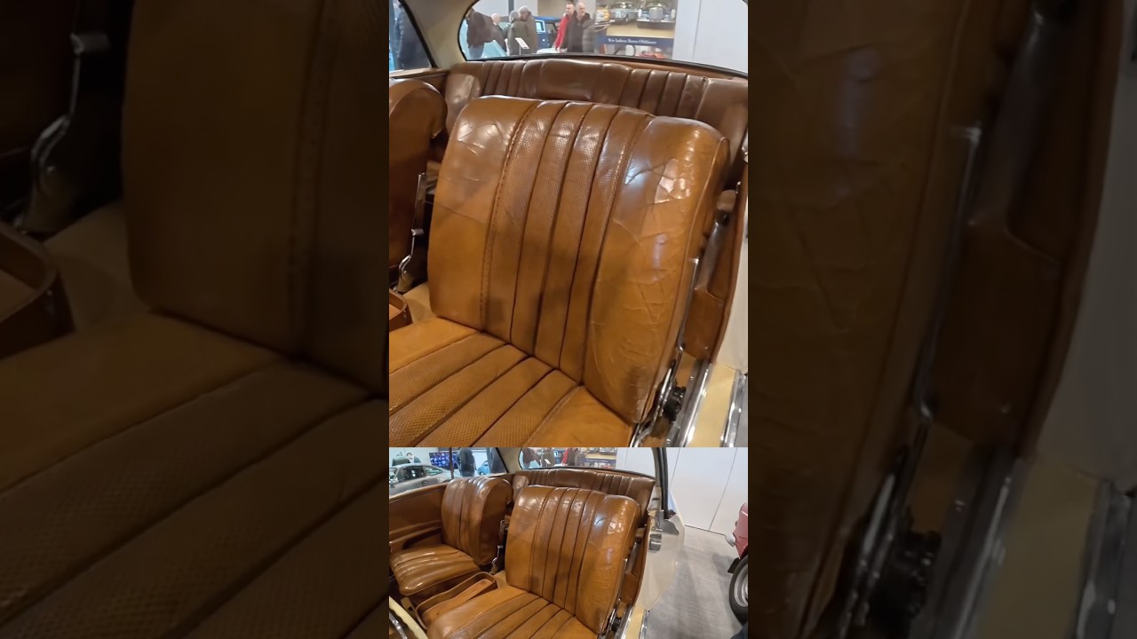 Wie altes Leder erhalten ?! Richtig restaurieren statt erneuern ! #mercedes #w111 #heckflosse #auto