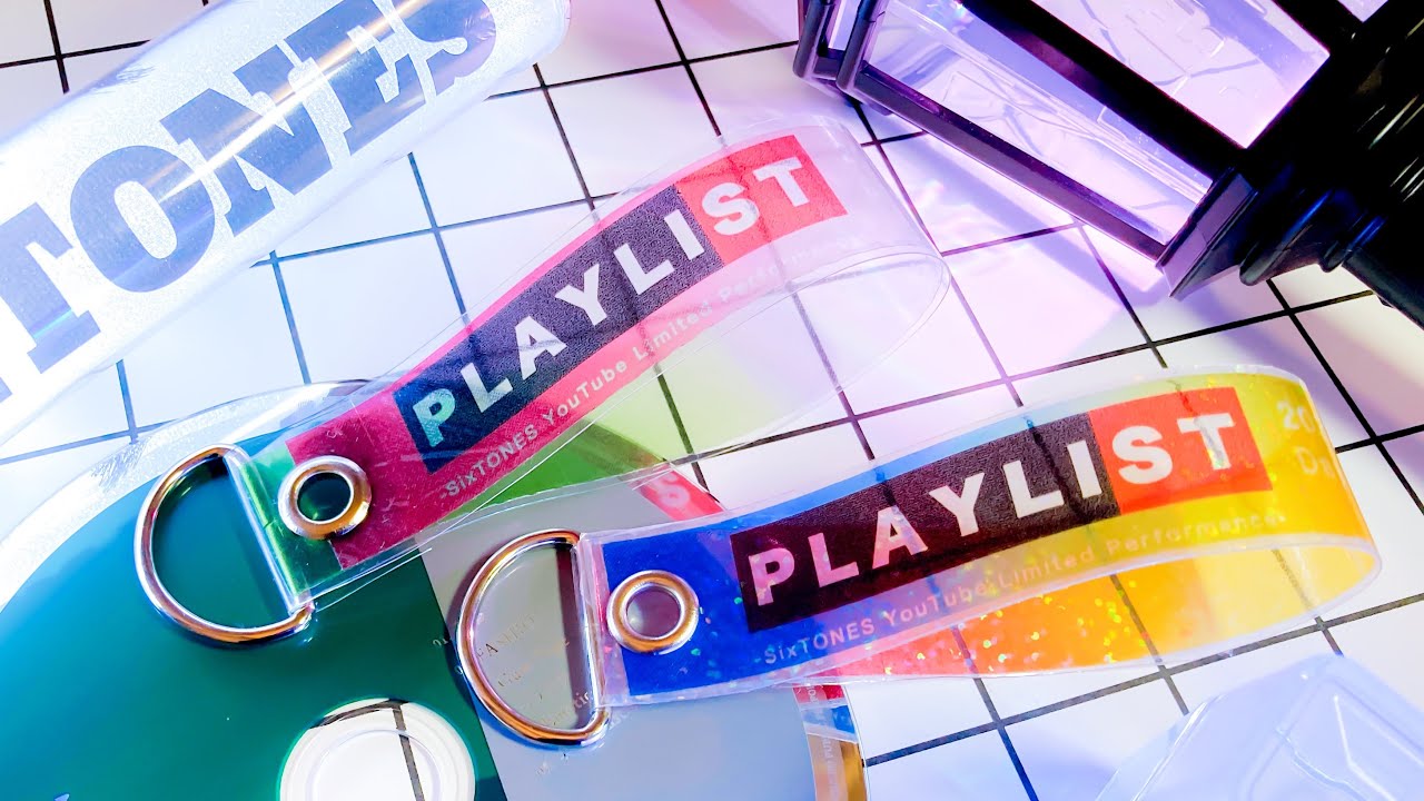 『クリアキーホルダー』の作り方【SixTONES PLAYLIST wriSTband】