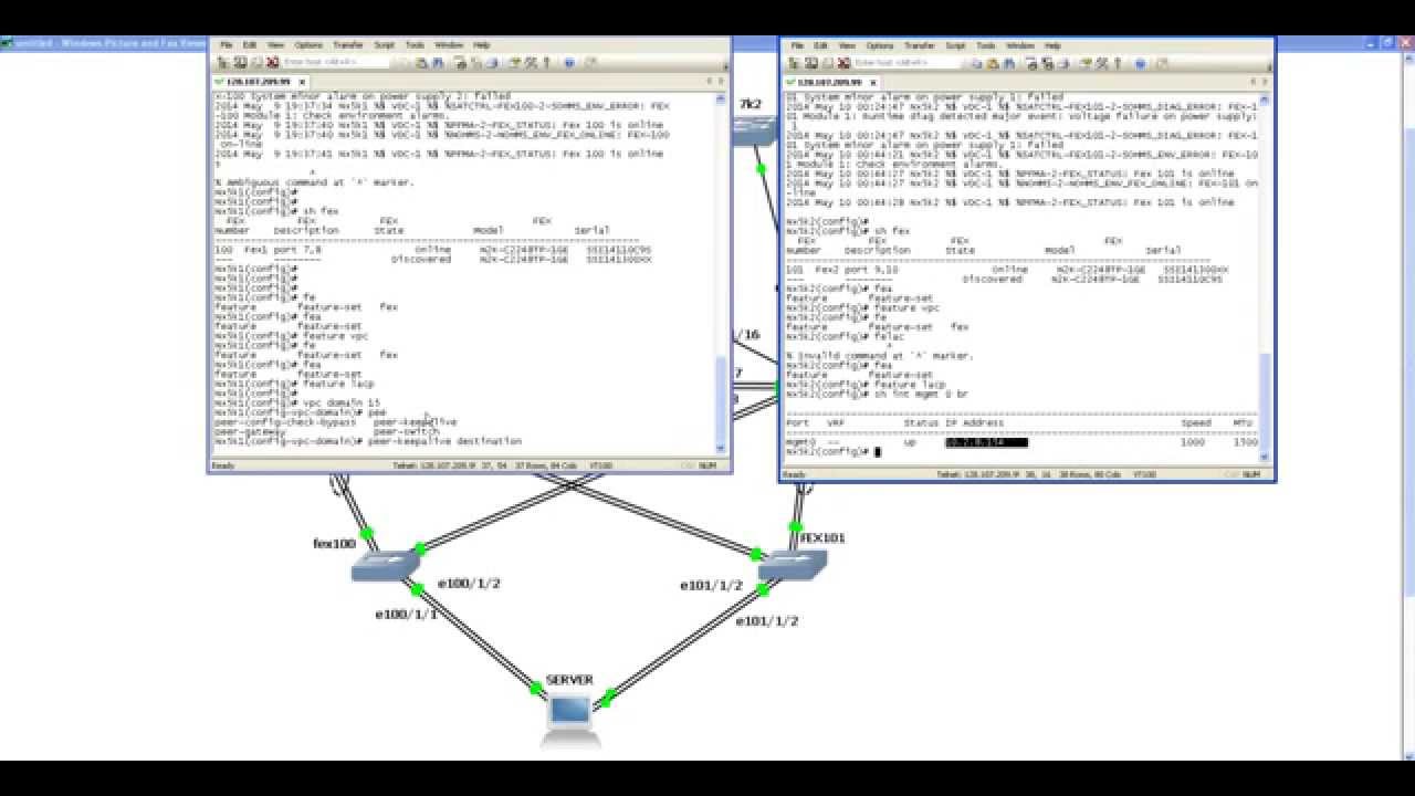 Cisco Fex configuration Nx-os
