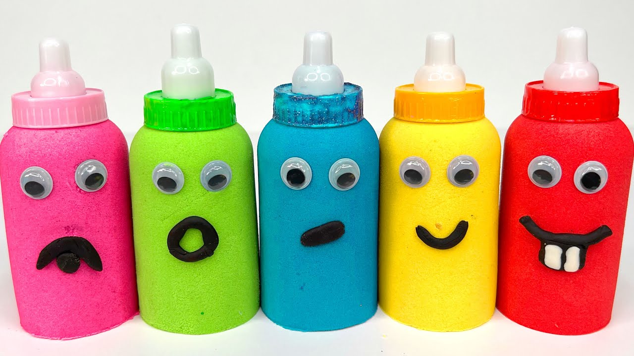 Satisfying Video l How to Make Rainbow Bathtubs into Mixing Slime with Glitter Pool Cutting ASMR 16