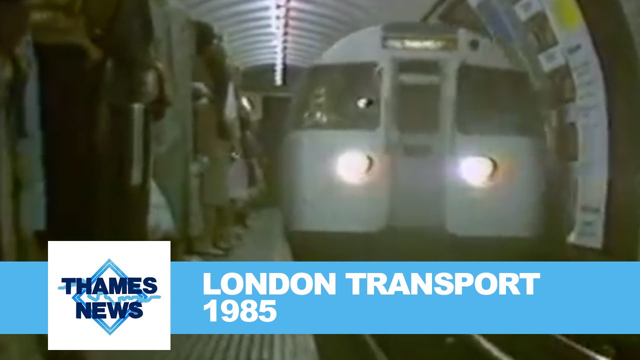 London Public Transport 1985 | Thames news Archive Footage
