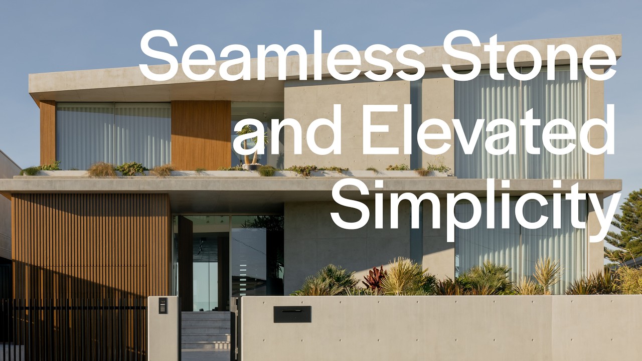 A Home Defined by Seamless Stone and Elevated Simplicity