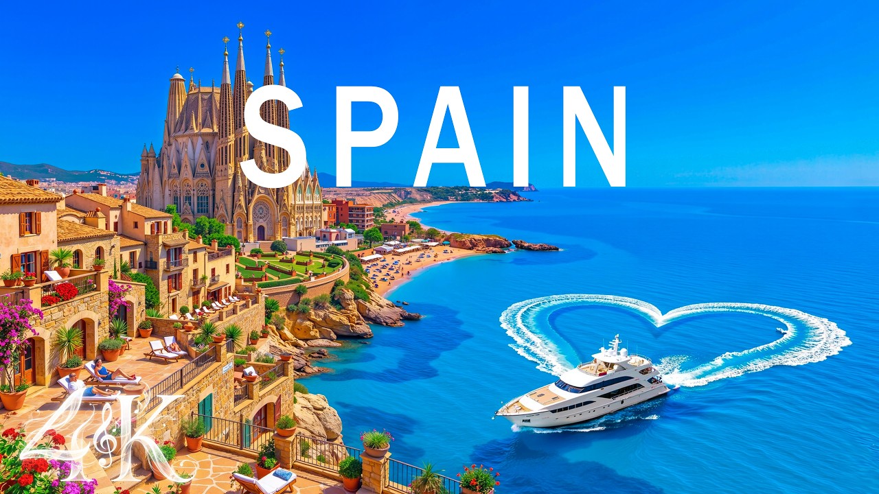 Spain 4K 🇪🇸 | Mediterranean Dreams, Luxury Beaches & Deep House Chill 2026