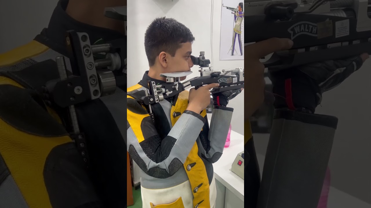 10m Air Rifle Shooting Training #olympics #issf #shooter #raipur #shootingpractice #shootingtraining