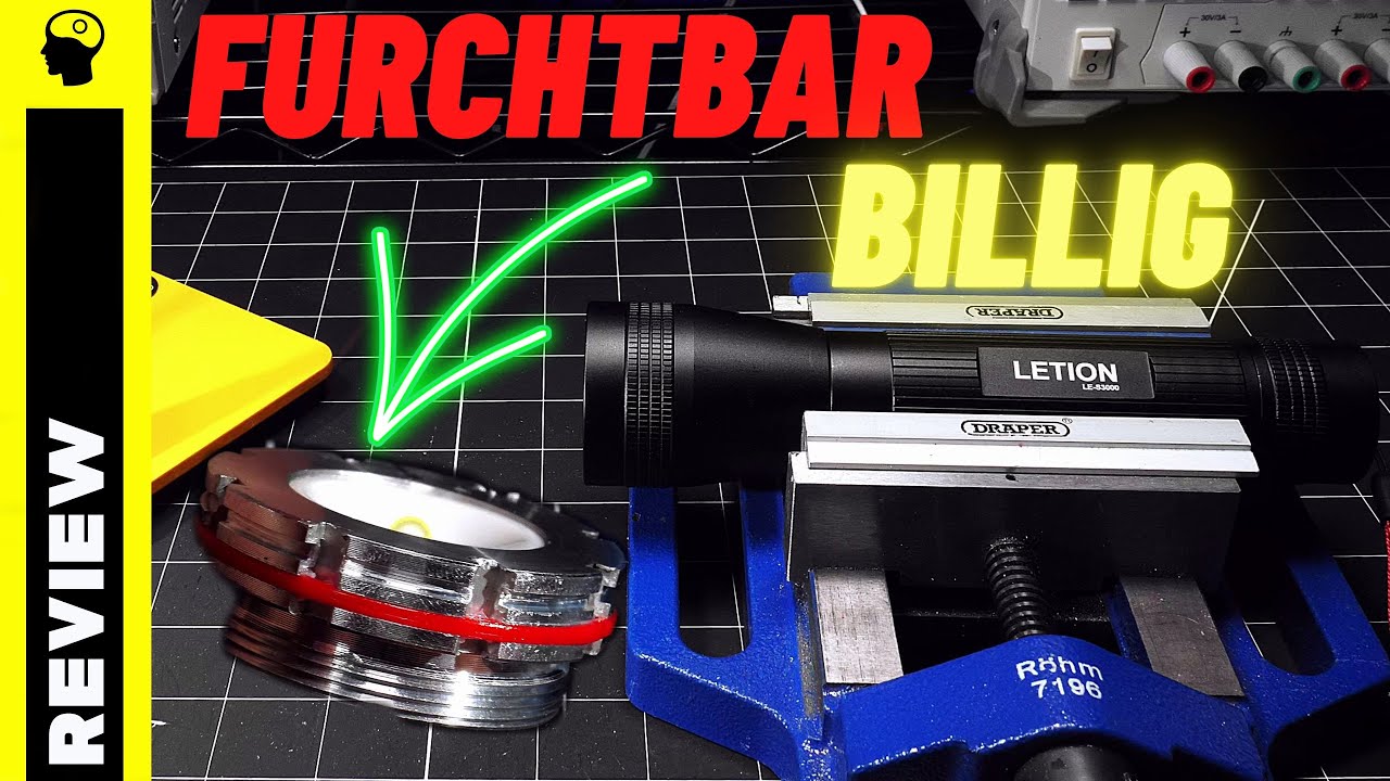 Furchtbar (und) billig - Taschenlampe im Test