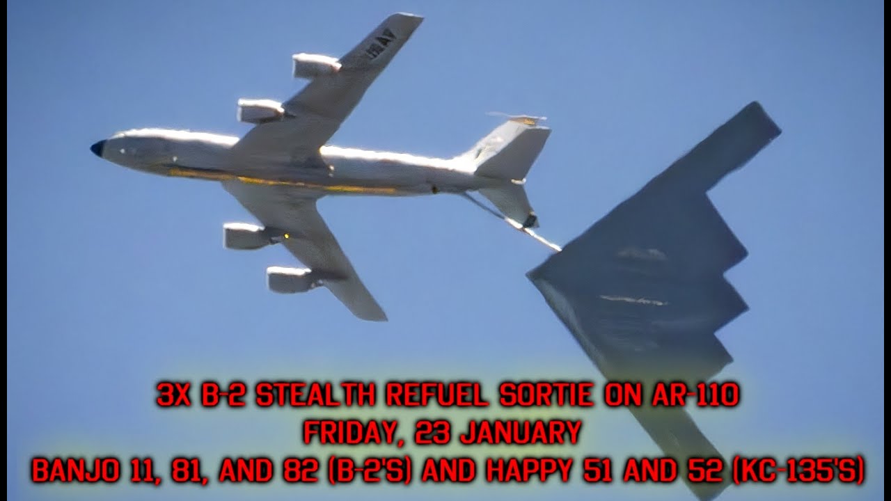 ACTUAL B-2 COMMS REFUELING ON AR-110!
