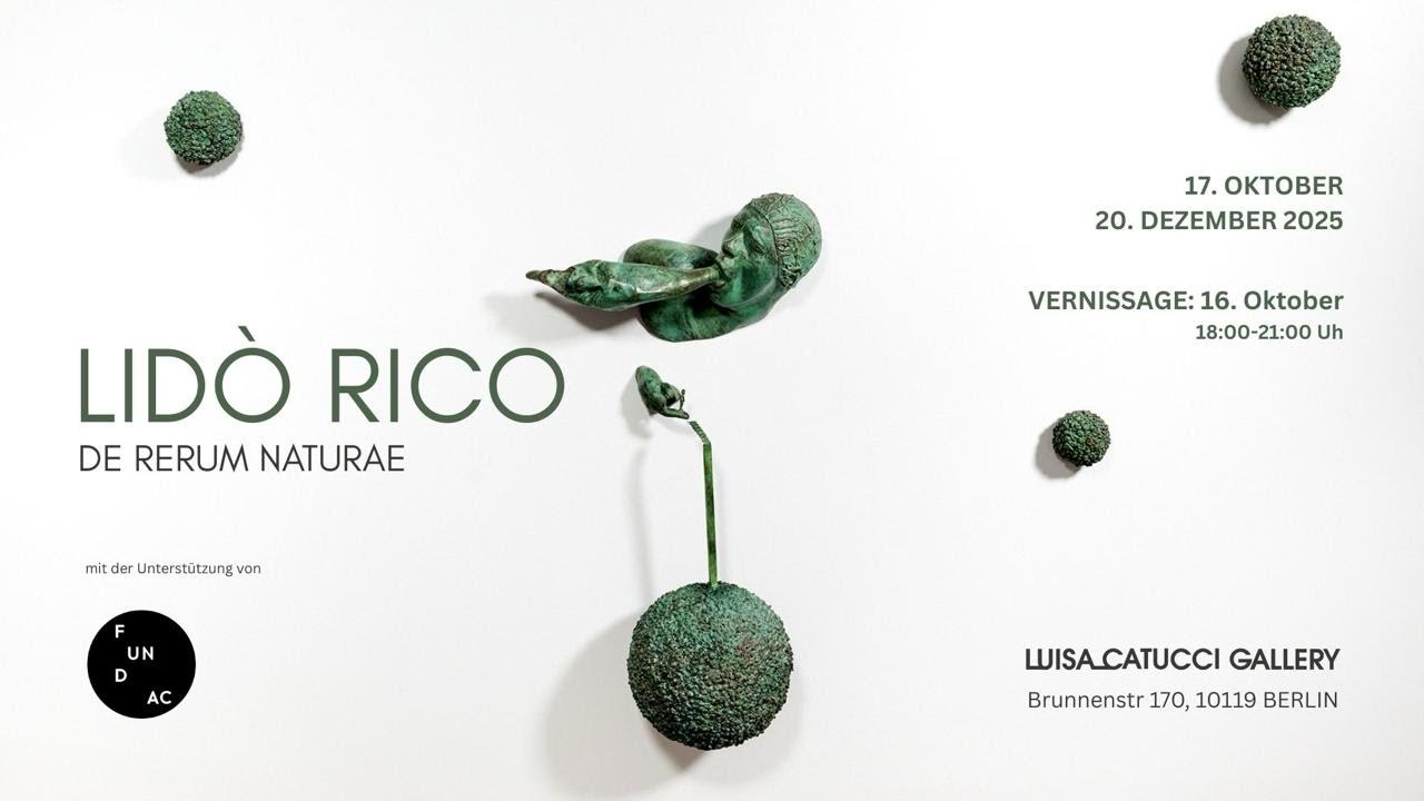 Entrevista a Lidó Rico en Berlín, durante la exposición De Rerum Naturae en la Galería Luisa Catucci