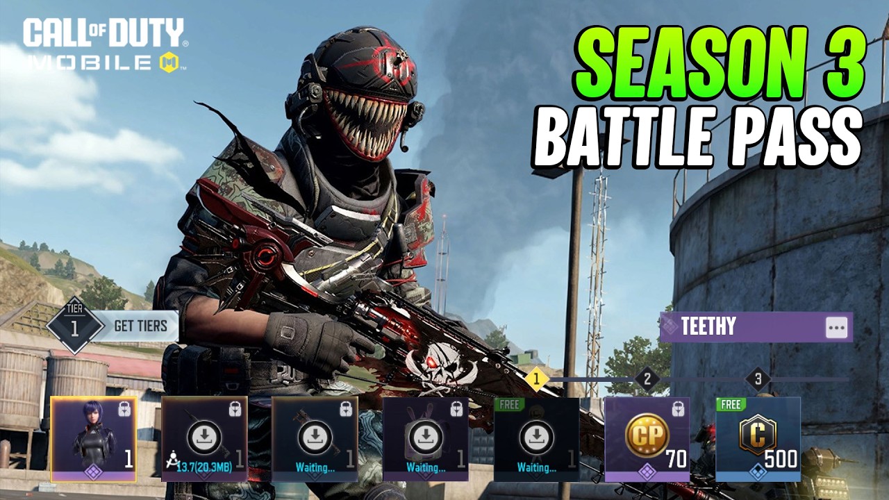 Season 3 Battle Pass Characters & Guns CODM - Preview Leaks Paranoia COD Mobile