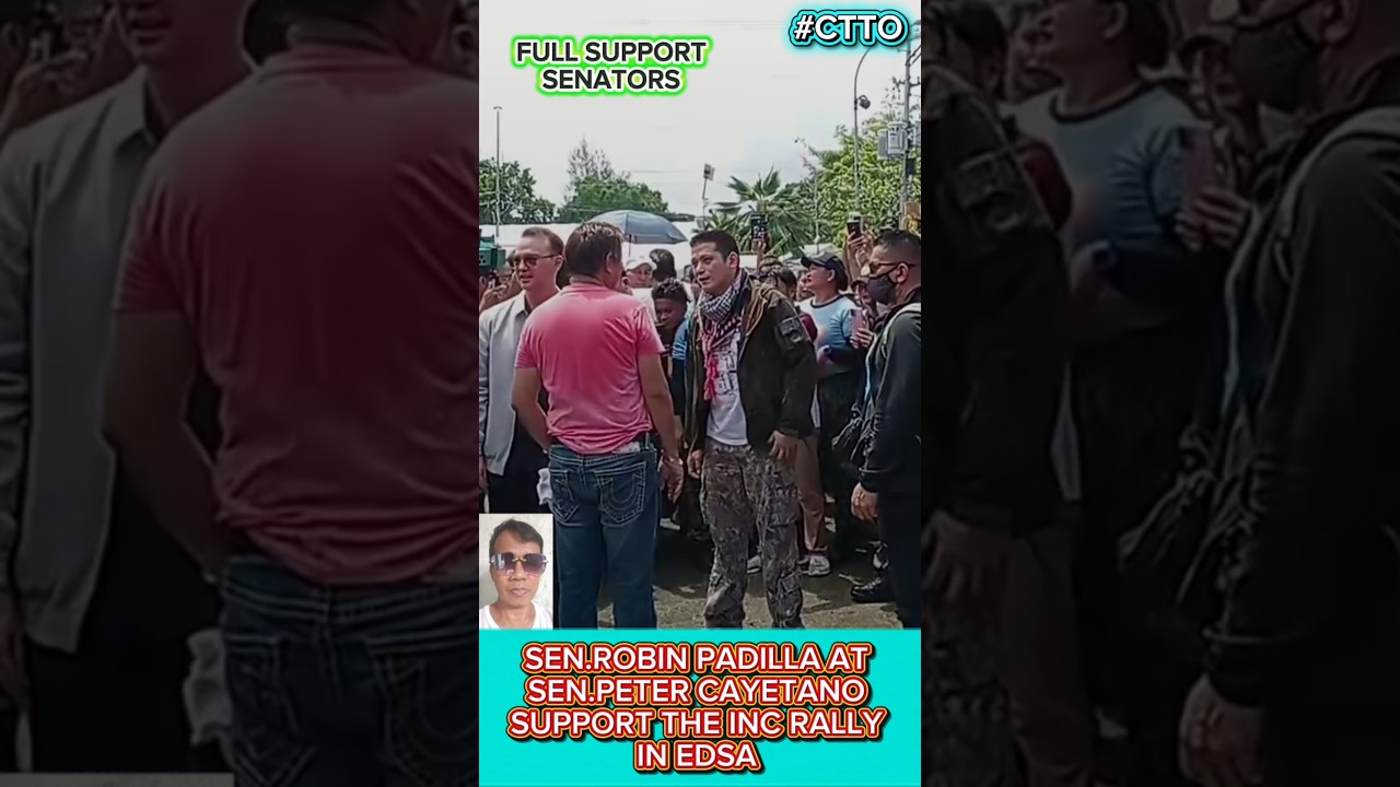 IDOL SEN.ROBINHOOD NILA DUMATING NA SA INC RALLY#senator#rally#edsa#trendingshorts#viralshorts