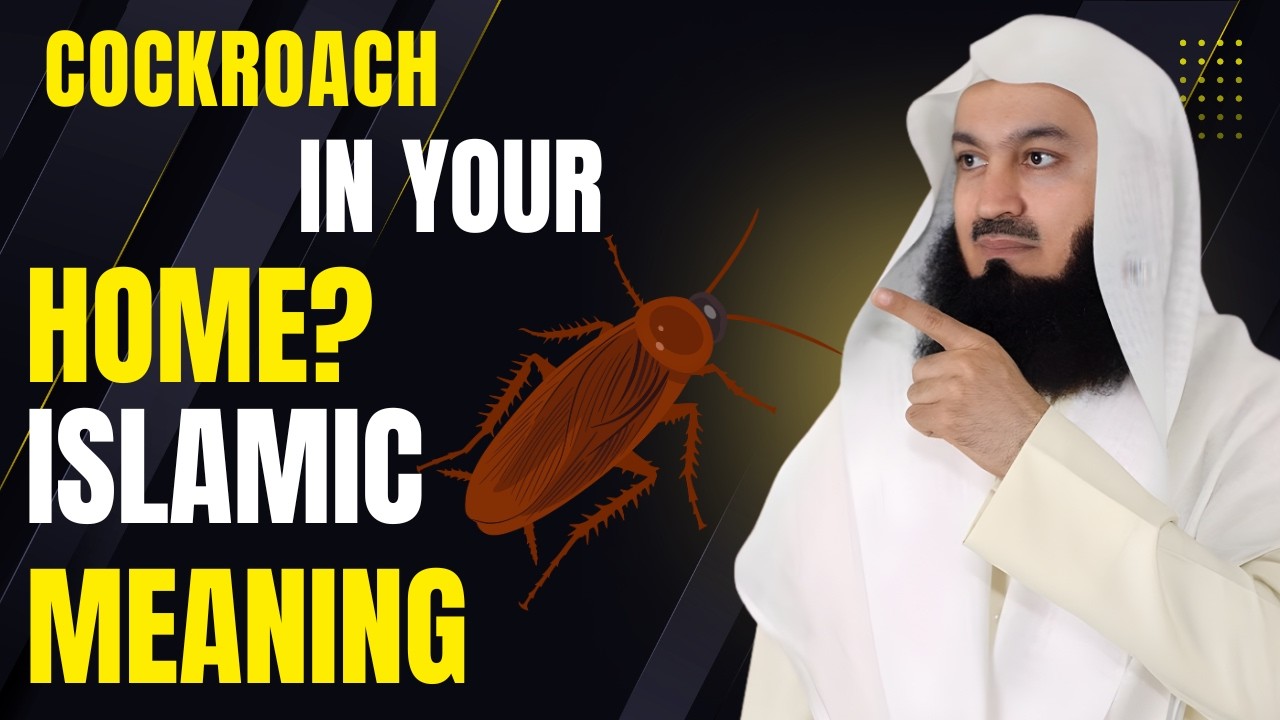 Cockroach in Your Home? 🪳 Islamic Meaning Explained by Mufti Menk