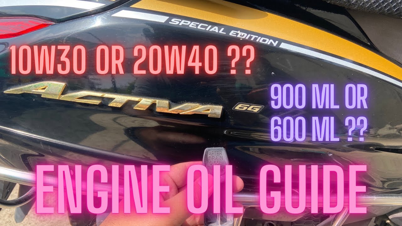 Honda Activa 6G Engine Oil Change Guide And Importance #activa6gbs6 #engineoil