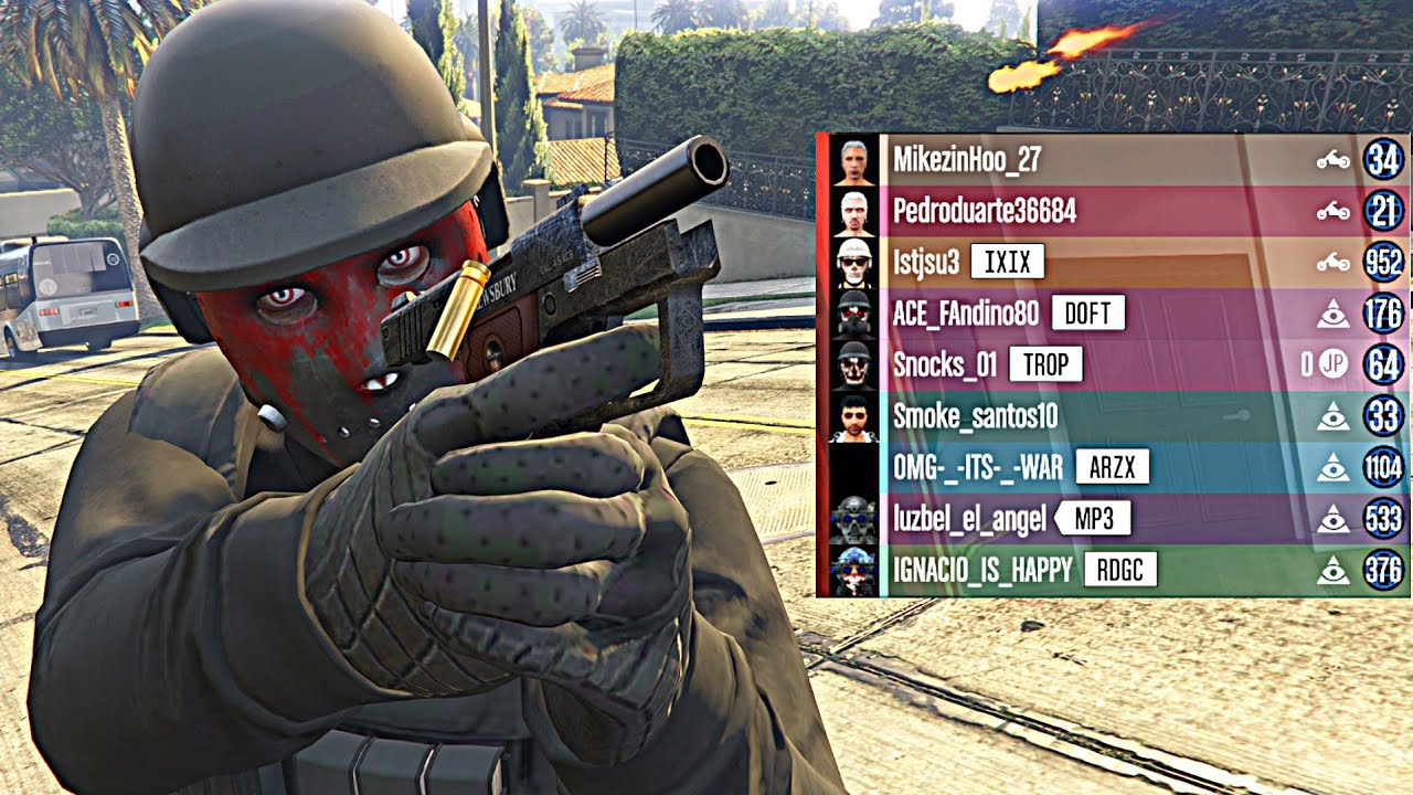 PART TWO OF SUPER CRAZY LOBBY FILLED WITH TRYHARD GOT INTO A 1V1 GTA V ONLINE