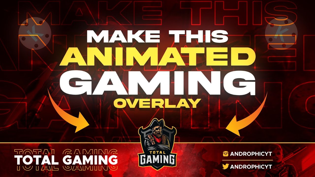 How To Make A Animated Gaming Overlay On Android - Free Fire Gaming Overlay