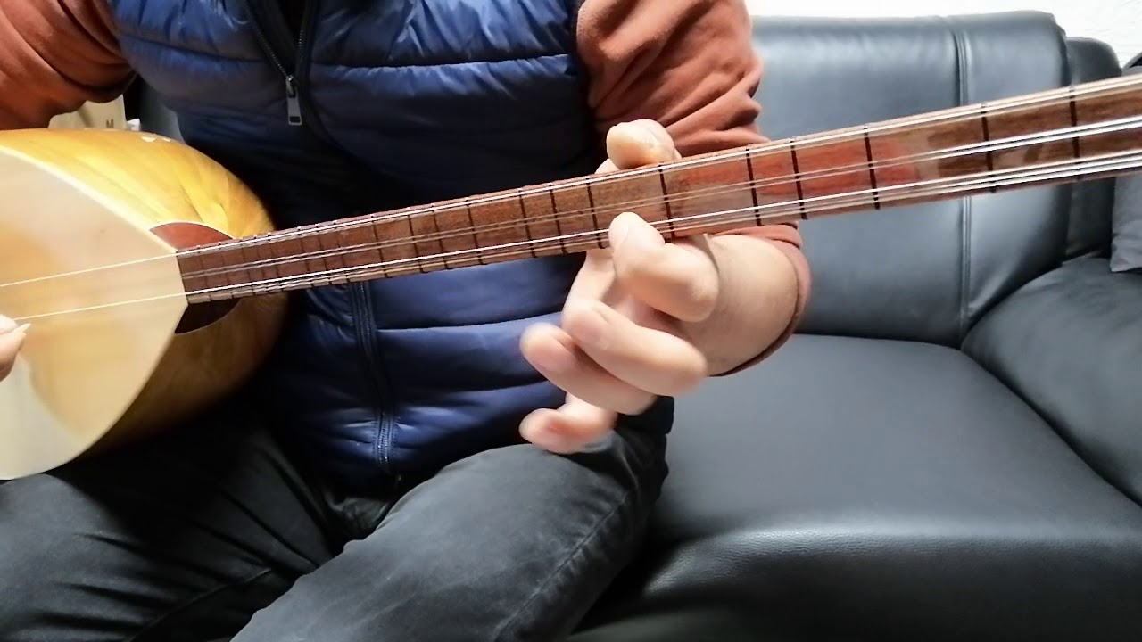 دروس الطنبور تعليم سماعي _ساز _بزق _ تمرين على حركات بسيطة للأصابع