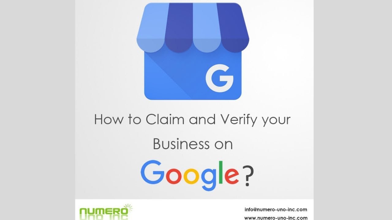 Google My Business &ndash; How to Claim Verify Locations Guidelines Support