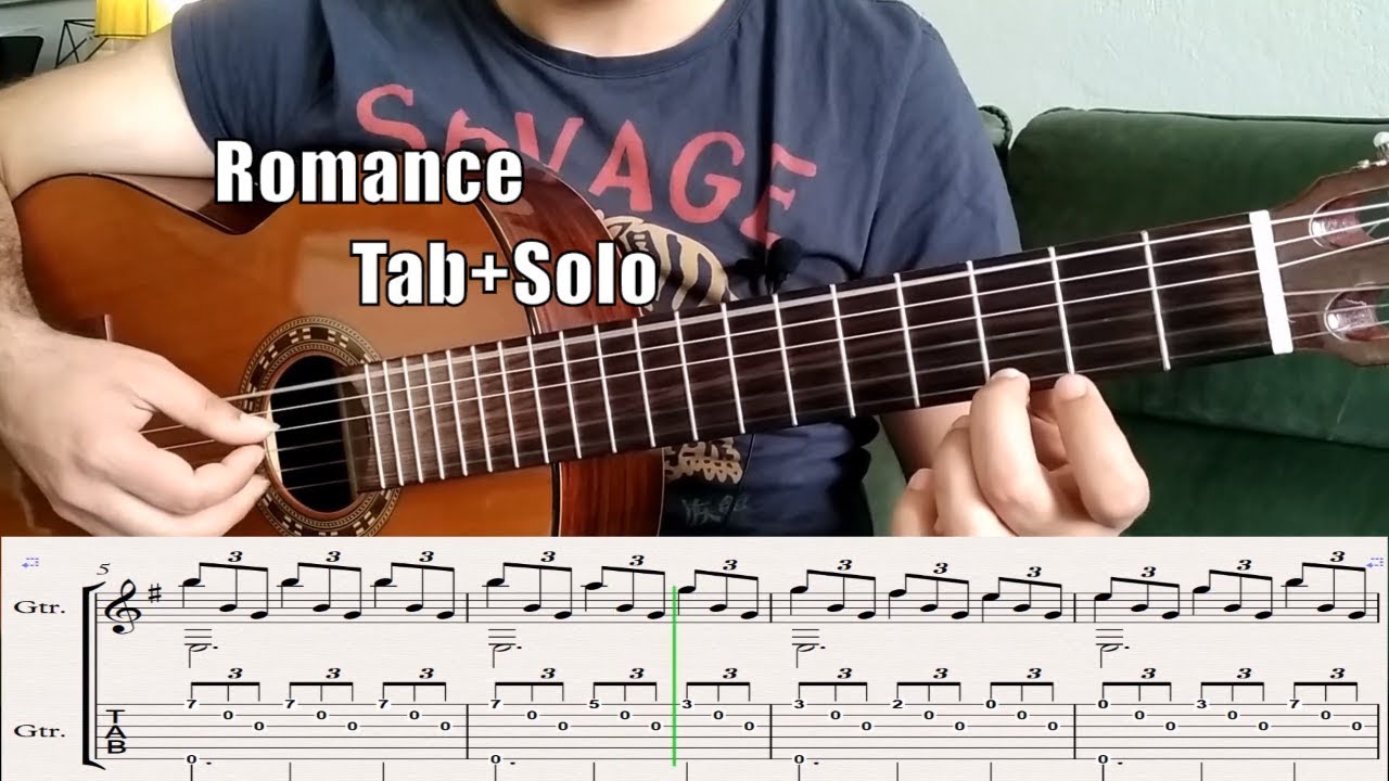 Gitar Dersi- Romance /Tab-Solo Nasıl Çalınır?