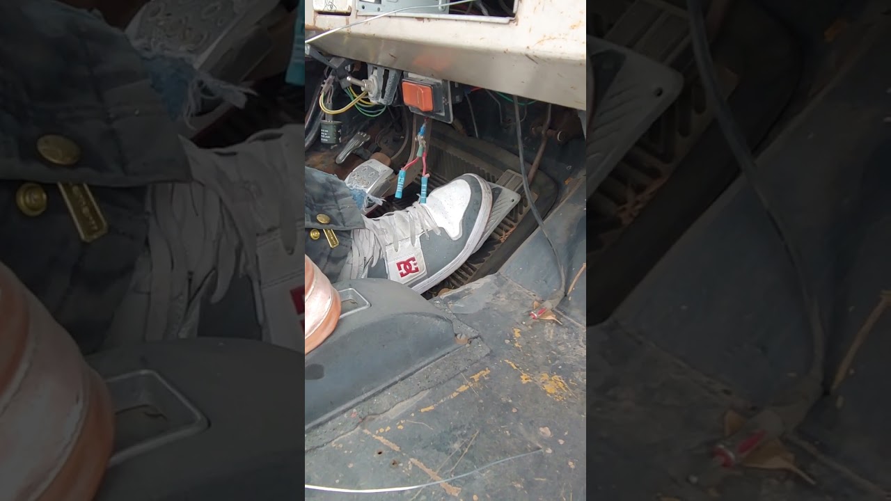 First cold hard start on Farmers old Ford Bronco
