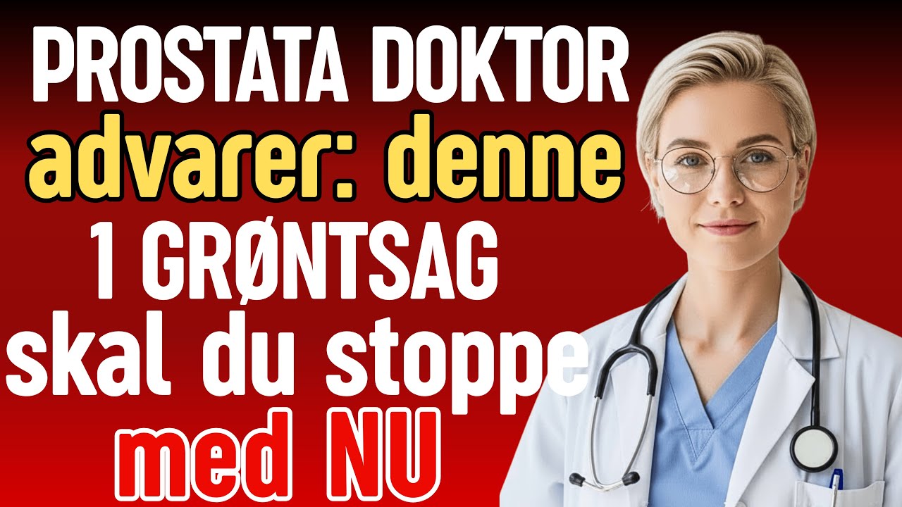 Over 60 år? Værste grøntsag der forstørrer din prostata - stop med at spise den nu!
