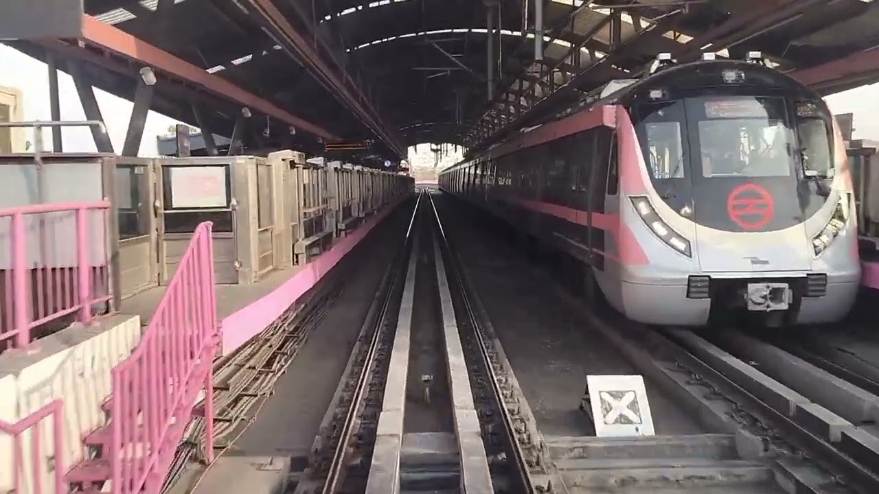 Punjabi bagh West to vishveshwariya #train #train #delhi #delhimetro #train 