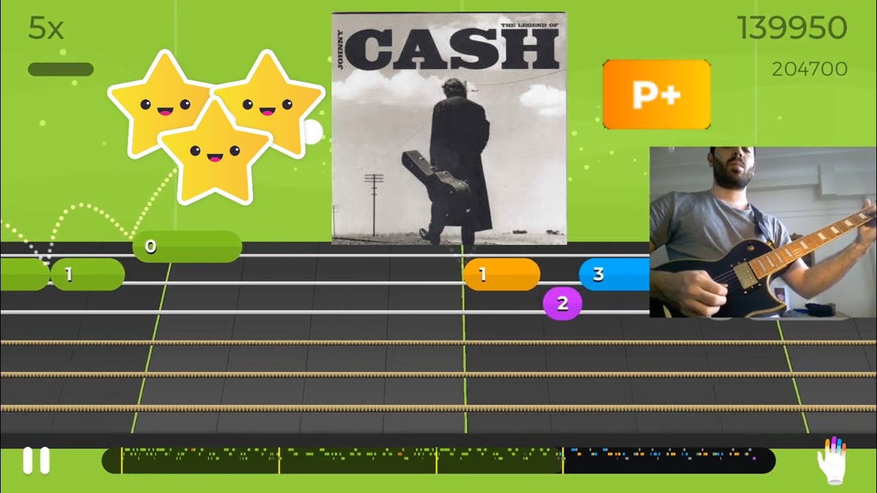 Hurt - Johnny Cash - Level 4 Full Melody - Yousician