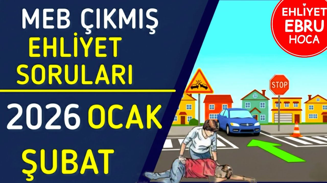 EHLİYET SINAV SORULARI 2026/ EHLİYET OCAK ŞUBAT SINAV SORULARI 2026/ ANİMASYONLU SINAV SORULARI