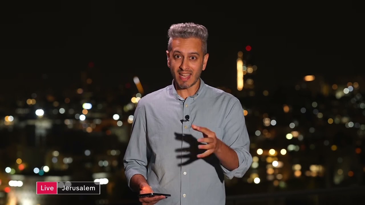 Channel 4 News, Secunder Kermani live from Jerusalem.