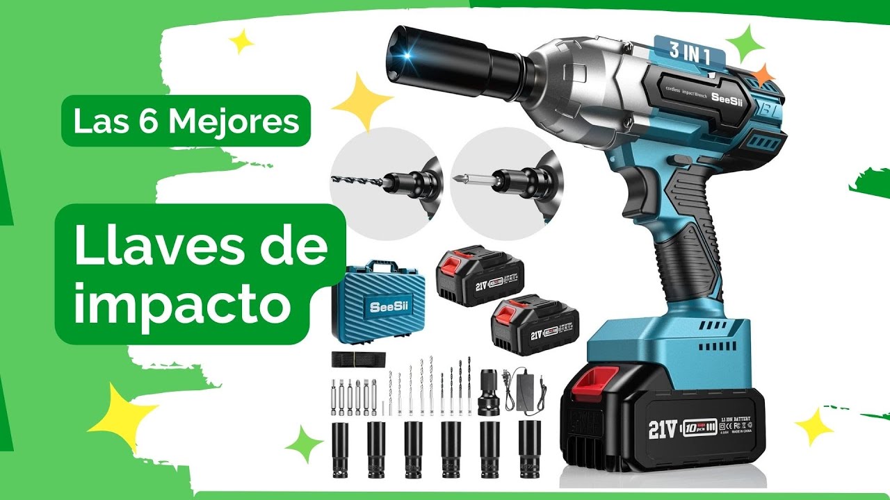 👉🛠️ Las 6 Mejores LLAVES de IMPACTO Inalámbricas a Batería (Amazon ) | BARATAS ✅ [Económicas]