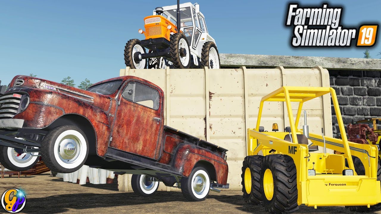 FS19 - INSANE SCRAPYARD $55,000 PROFIT FARMING SIMULATOR 19