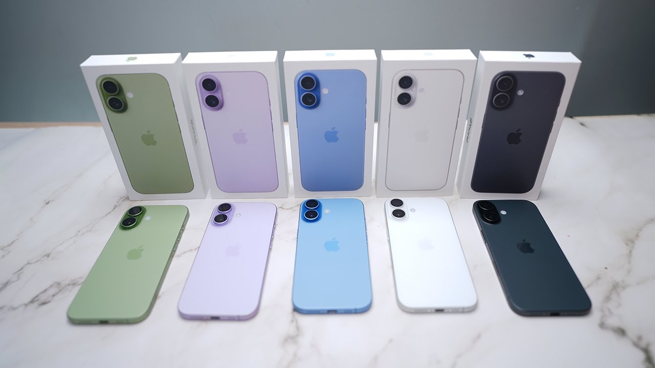 iPhone 17 в цветах: шалфей, лаванда, дымчато-голубой, черный и белый!
