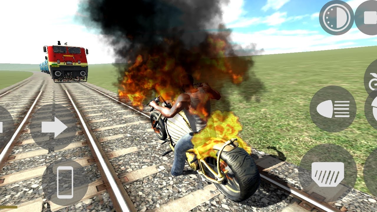 INDIAN BIKES DRIVING 3D GAME ME PEREKNIK Aaj ll train 🚃🚂 CHALAYEGA ll OR PREKNIK NE Train 🚃 KO ROKA 