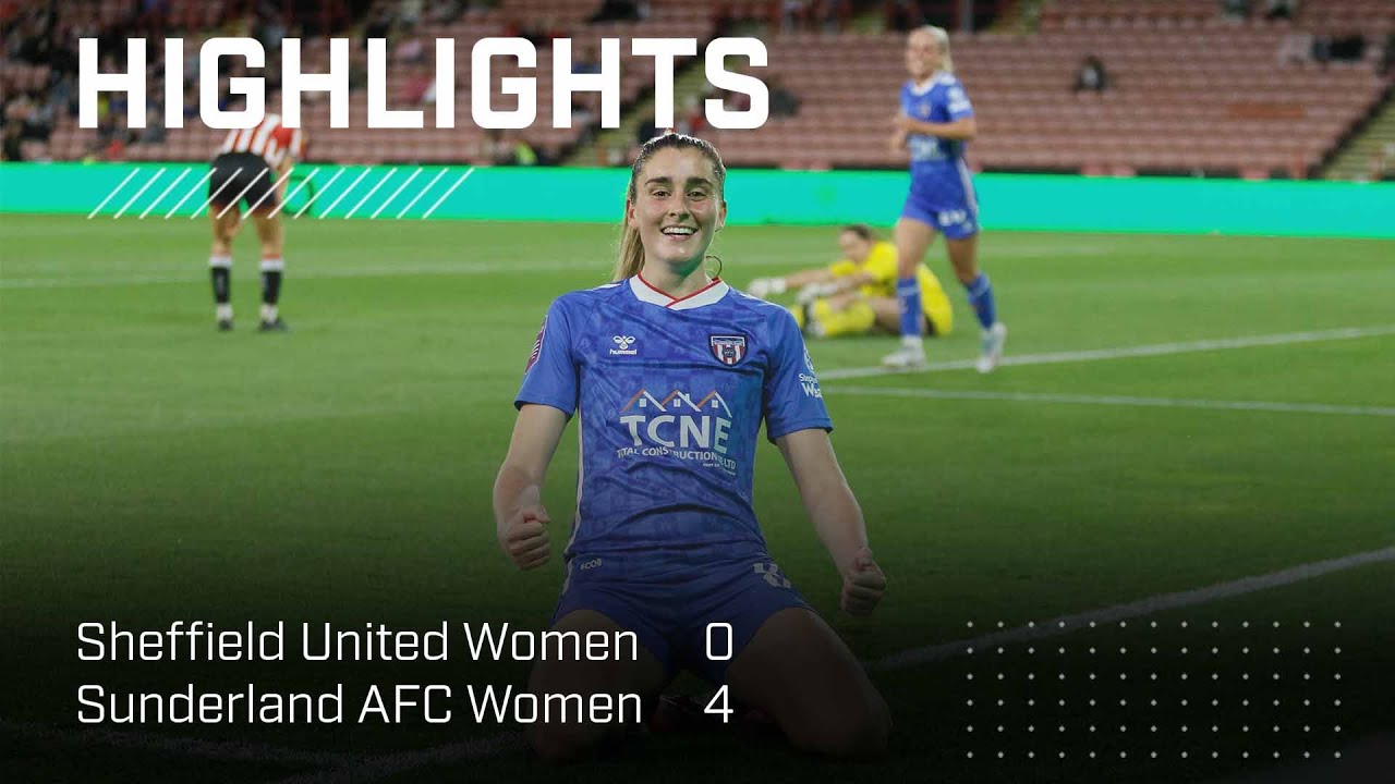 Lasses Hit Four At Bramall Lane | Sheffield United Women 0 - 4 SAFC Women | Barclays WSL2 Highlights