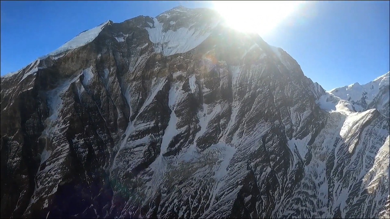 Nepal FHD - DHAULAGIRI west face, ultralight flight, cabin view, 562951413