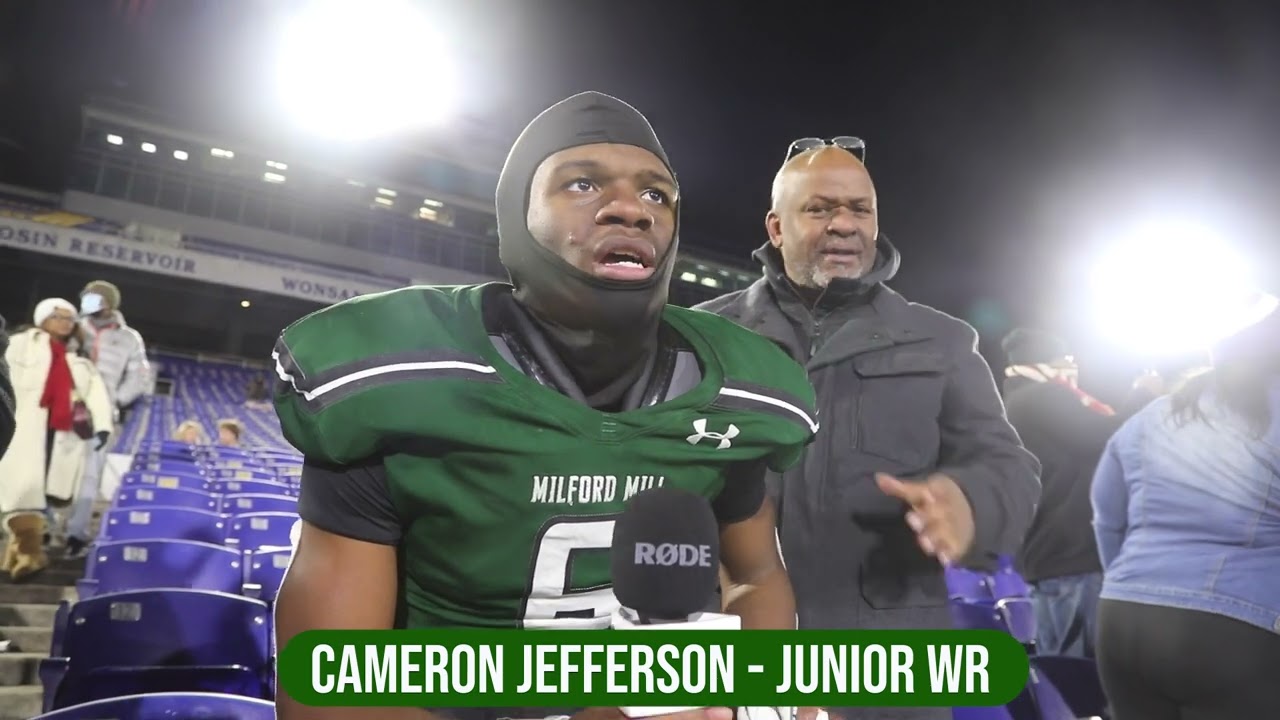 DMV Gridiron interviews Miller's Cameron Jefferson