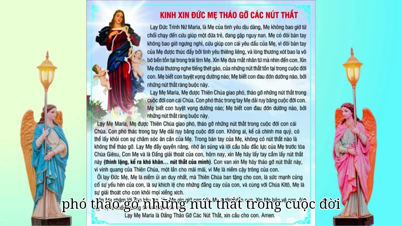 Kinh Đức Mẹ Tháo Gỡ Nút Thắt