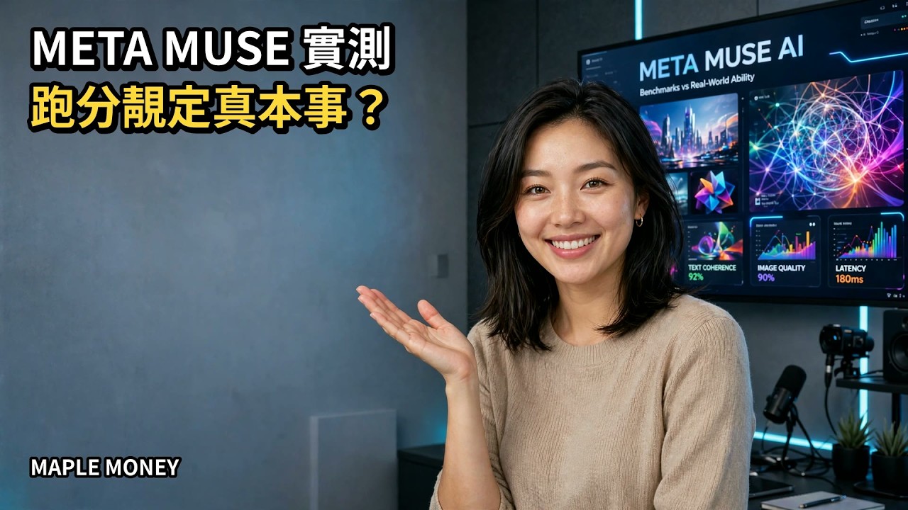 Meta Muse Wonder 評測：跑分靚定真本事？benchmaxxed 爭議 | Meta Muse Wonder Benchmarks (廣東話)
