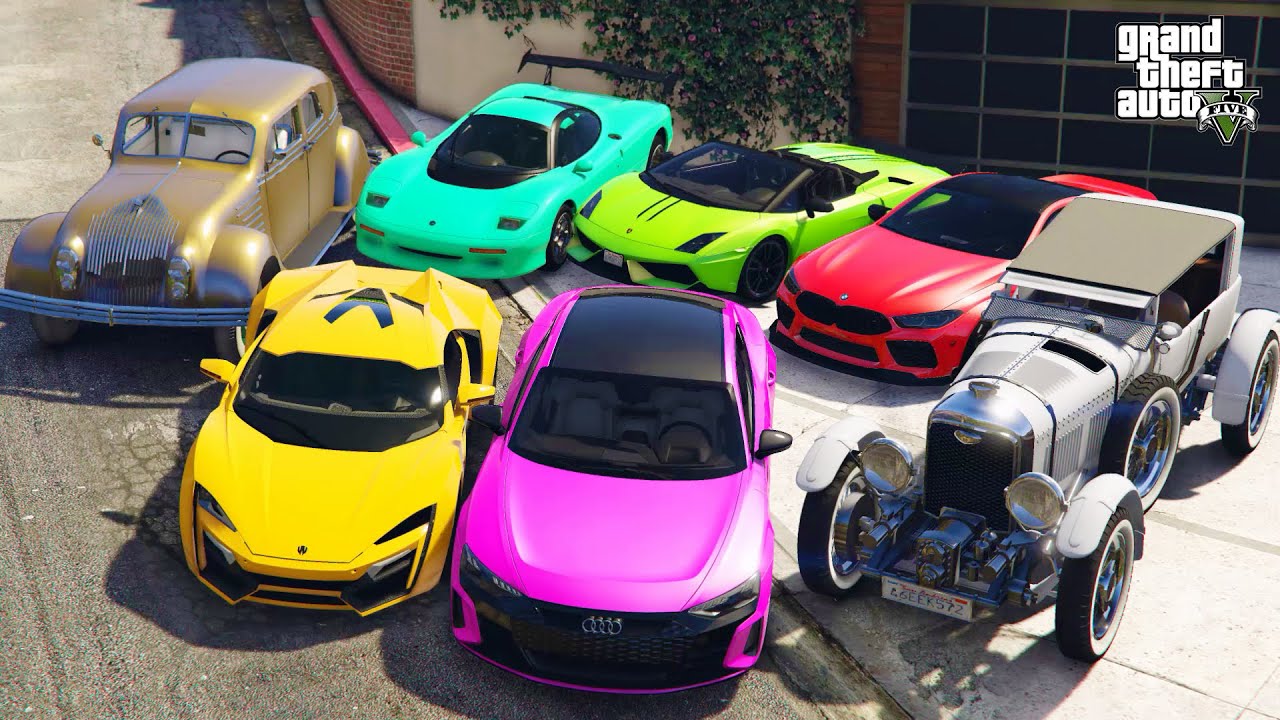 GTA 5 - Stealing Octillionaire Supercars with Franklin! | (Real Life Cars) #41